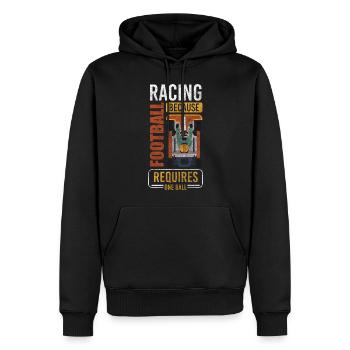 Racer Kart Track Go kart Racing - Sweat à capuche Premium bio Homme - noir - Devant - Nico (187cm)