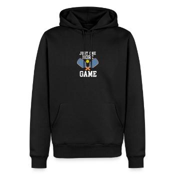 Just One More Game - Männer Premium Bio Hoodie - Schwarz - Vorne - Nico (187cm)