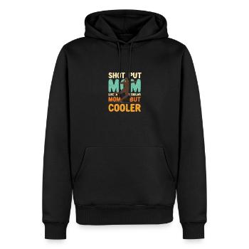 Shot Put Mom - Männer Premium Bio Hoodie - Schwarz - Vorne - Nico (187cm)