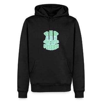Feiern Andon - Männer Premium Bio Hoodie - Schwarz - Vorne - Nico (187cm)