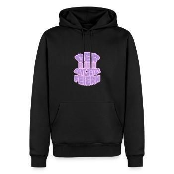 Vorname Robin - Männer Premium Bio Hoodie - Schwarz - Vorne - Nico (187cm)