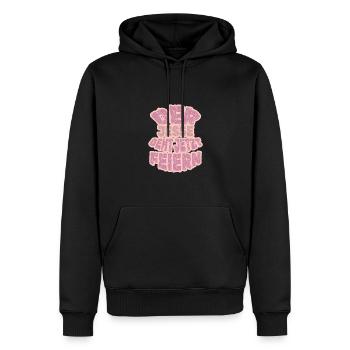 Feiern Party Jesse - Männer Premium Bio Hoodie - Schwarz - Vorne - Nico (187cm)