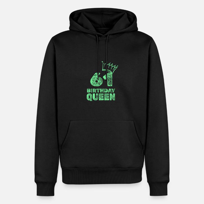Anniversaire 61e - Sweat à capuche Premium bio Homme - noir