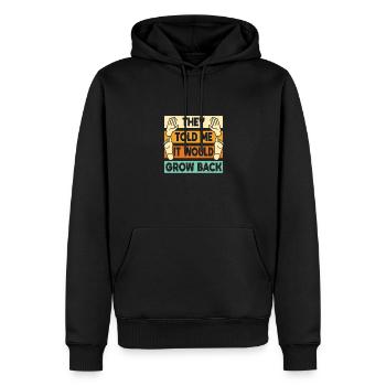 It Would Grow Back - Männer Premium Bio Hoodie - Schwarz - Vorne - Nico (187cm)