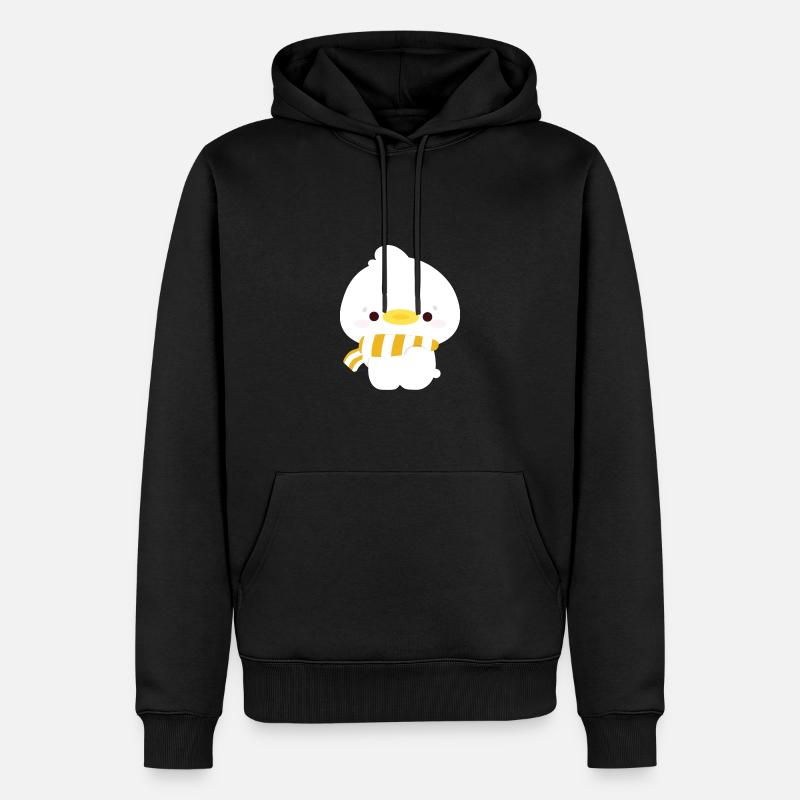 Canard d’hiver - Sweat à capuche Premium bio Homme - noir