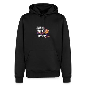 If I Woke Up And Nothing Hurt - Männer Premium Bio Hoodie - Schwarz - Vorne - Nico (187cm)
