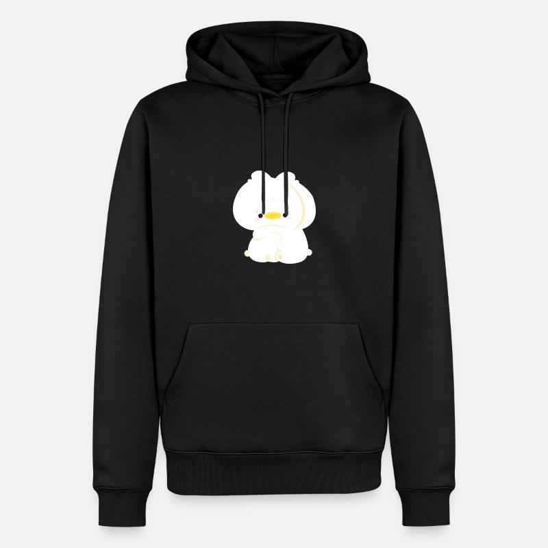 Couple de canards - Sweat à capuche Premium bio Homme - noir