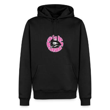 Blah.exe - Men’s Premium Organic Hoodie - black - Front - Nico (187cm)