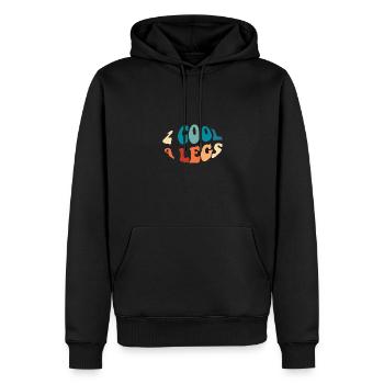 2 cool 4 legs - Männer Premium Bio Hoodie - Schwarz - Vorne - Nico (187cm)