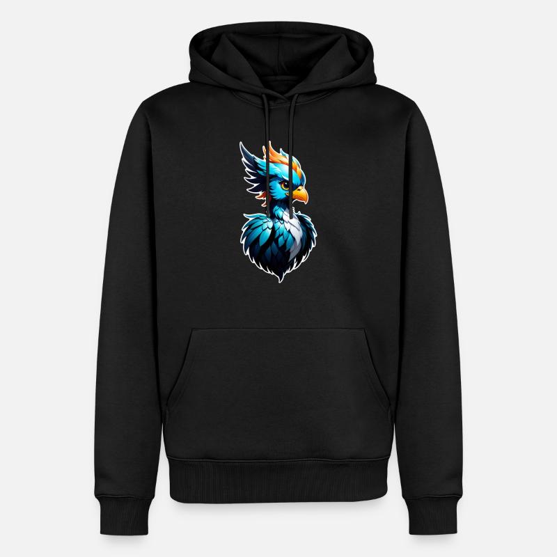 Phönix - Phönix - Feuervogel - Männer Premium Bio Hoodie - Schwarz
