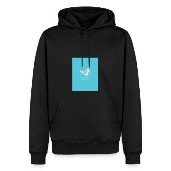 Holy Spirit - Männer Premium Bio Hoodie - Schwarz - Vorne - Nico (187cm)