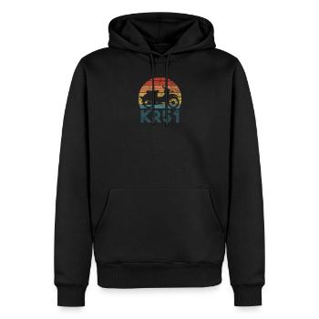 Simson KR51 Schwalbe Zweitakt DDR Moped Mofa - Männer Premium Bio Hoodie - Schwarz - Vorne - Nico (187cm)