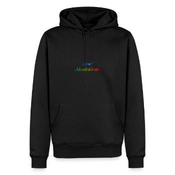 Real Madridista - Männer Premium Bio Hoodie - Schwarz - Vorne - Nico (187cm)