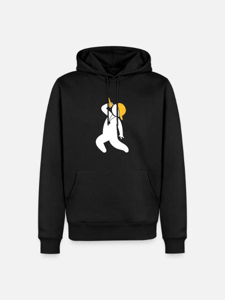Hiphop Rapper - Men’s Premium Organic Hoodie - black