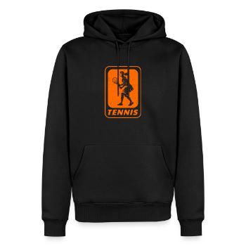 Tennis Vintage Tennis Lover Tennisspieler Spruch - Männer Premium Bio Hoodie - Schwarz - Vorne - Nico (187cm)