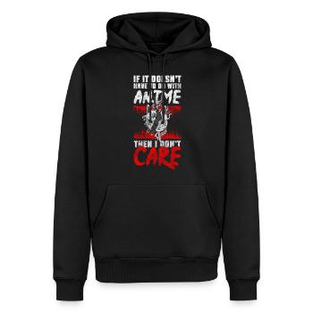 Manga Comic Waifu - Männer Premium Bio Hoodie - Schwarz - Vorne - Nico (187cm)