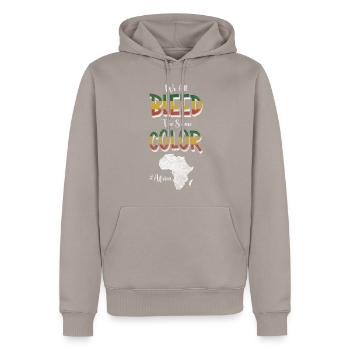 Kultur Kontinent Abenteuer Reise - Männer Premium Bio Hoodie - Taupe - Vorne - Nico (187cm)