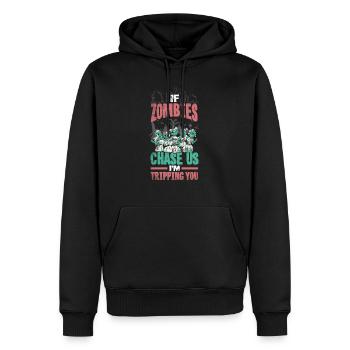 Zombie Lover Cosume for Funny Halloween - Männer Premium Bio Hoodie - Schwarz - Vorne - Nico (187cm)