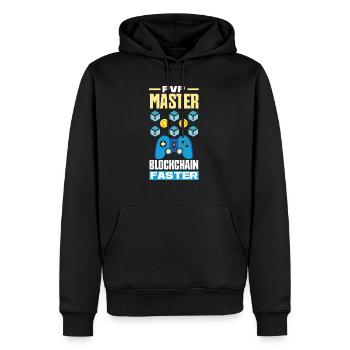 Cryptocurrency Rewards Gaming Blockchain Gamer - Men’s Premium Organic Hoodie - black - Front - Nico (187cm)