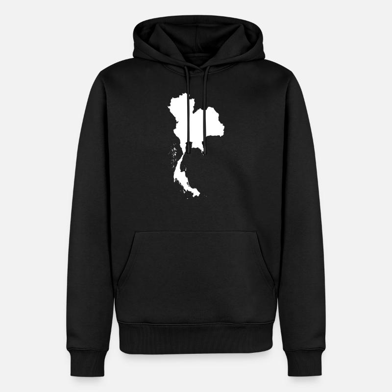 La Thaïlande - Sweat à capuche Premium bio Homme - noir