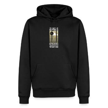 Astronomy Telescope Gift Science - Sweat à capuche Premium bio Homme - noir - Devant - Nico (187cm)