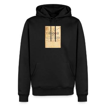Parodie de Google Retour vers le futur - Sweat à capuche Premium bio Homme - noir - Devant - Nico (187cm)