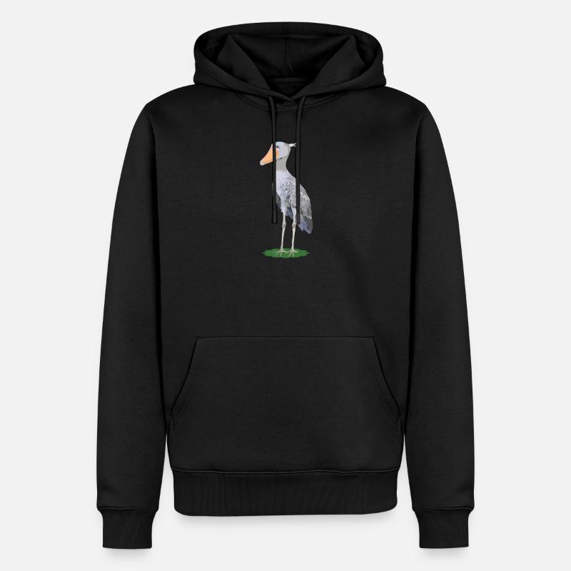 Steffen, Schuhschnabel - Männer Premium Bio Hoodie - Schwarz