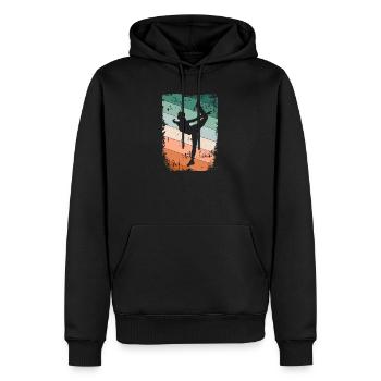 Ballett Ballerina Tänzerin - Männer Premium Bio Hoodie - Schwarz - Vorne - Nico (187cm)