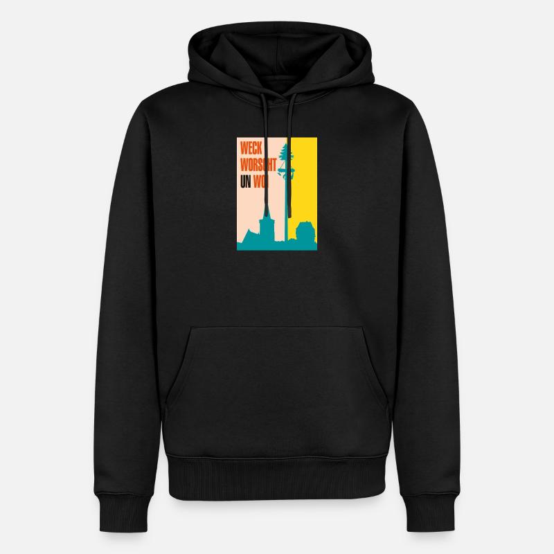 Die 3-faltigkeit der Kerb - Männer Premium Bio Hoodie - Schwarz