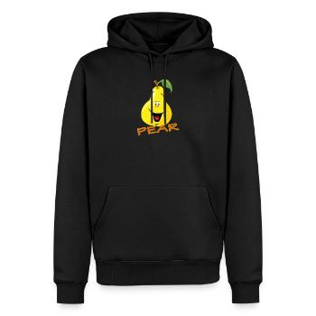 PEAR - Männer Premium Bio Hoodie - Schwarz - Vorne - Nico (187cm)