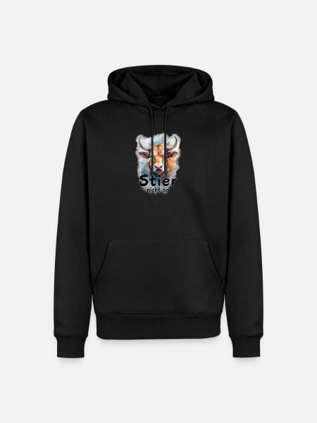 Taurus (me) not so (on) - Men’s Premium Organic Hoodie - black