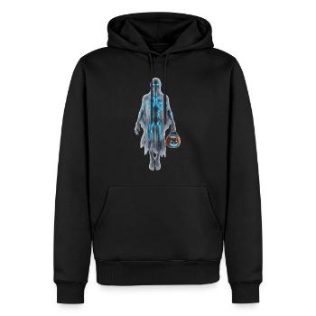 Digital Spirit - Men’s Premium Organic Hoodie - black - Front - Nico (187cm)