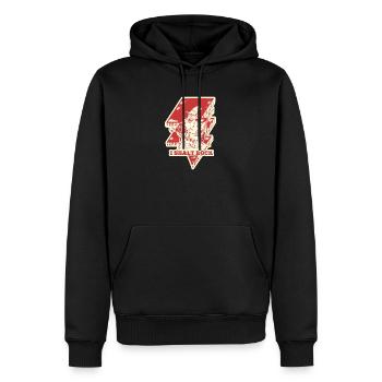 Sorcier magique à bascule - Sweat à capuche Premium bio Homme - noir - Devant - Nico (187cm)