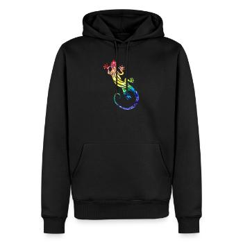 Big_G - Men’s Premium Organic Hoodie - black - Front - Nico (187cm)