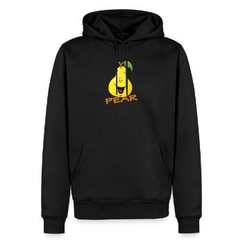PEAR - Männer Premium Bio Hoodie - Schwarz - Vorne - Nico (187cm)