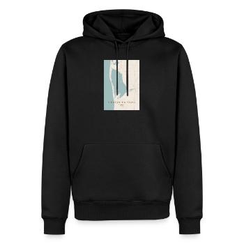 Ringkøbing Fjord Danmark - Männer Premium Bio Hoodie - Schwarz - Vorne - Nico (187cm)