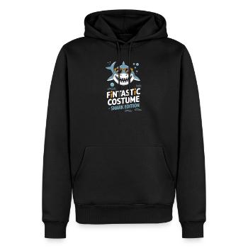 Fantastic Costume Shark Edition Hai Halloween - Männer Premium Bio Hoodie - Schwarz - Vorne - Nico (187cm)