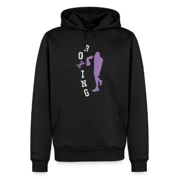 Boxe Boxeur Amateur Cadeau Ami - Sweat à capuche Premium bio Homme - noir - Devant - Nico (187cm)