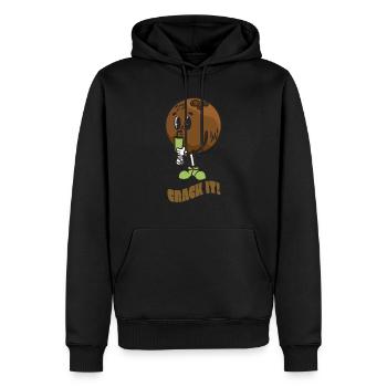 Jus d’amour de noix de plage été tropical - Sweat à capuche Premium bio Homme - noir - Devant - Nico (187cm)