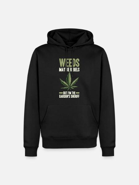 Gartenbau - Männer Premium Bio Hoodie - Schwarz