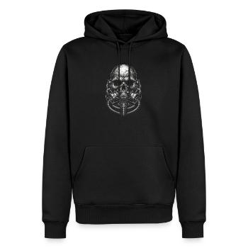 Ewiger Wächter - Männer Premium Bio Hoodie - Schwarz - Vorne - Nico (187cm)