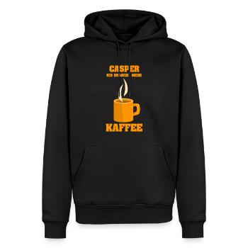 Kaffee Kaffetasse Cafe Casper - Männer Premium Bio Hoodie - Schwarz - Vorne - Nico (187cm)