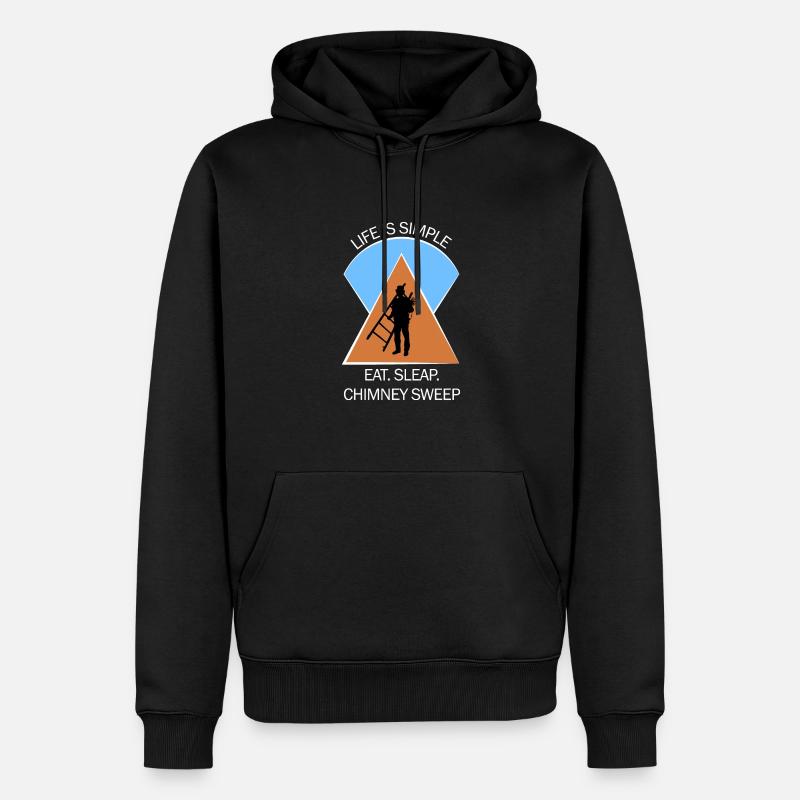 Ramoneur Ramoneur Ramoneur - Sweat à capuche Premium bio Homme - noir