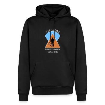 Schornsteinfeger Schlotfeger - Männer Premium Bio Hoodie - Schwarz - Vorne - Nico (187cm)