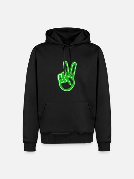 Victory - Männer Premium Bio Hoodie - Schwarz