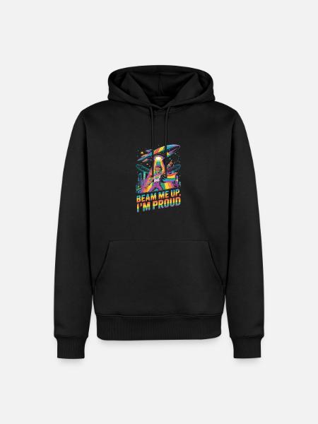 Cool Pride Month Design - Men’s Premium Organic Hoodie - black