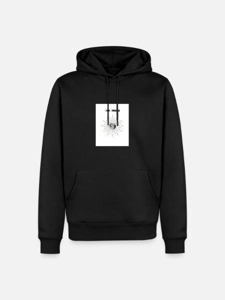 Two Spirals - Art 2 - Sweat à capuche Premium bio Homme - noir