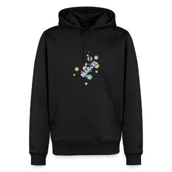 Fachhochschule Marcel - Männer Premium Bio Hoodie - Schwarz - Vorne - Nico (187cm)