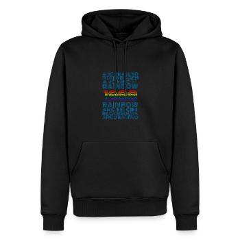 1988 - Männer Premium Bio Hoodie - Schwarz - Vorne - Nico (187cm)