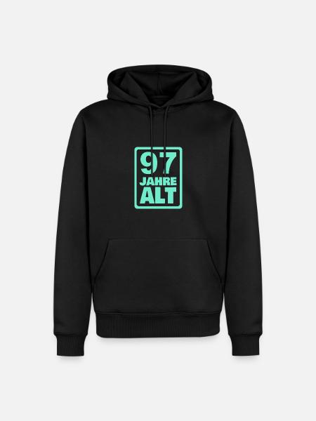 Alt 97 - Men’s Premium Organic Hoodie - black